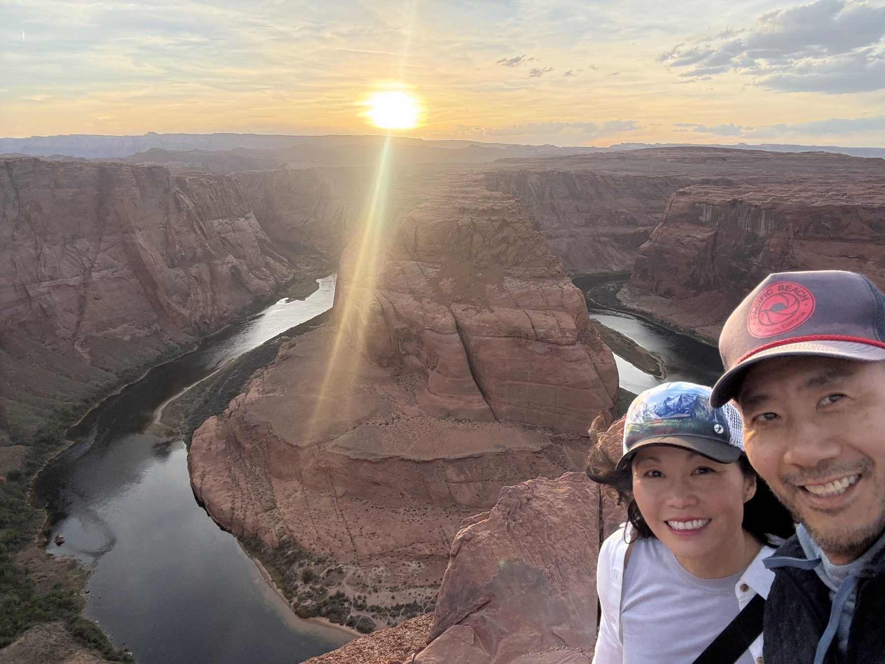 Horseshoe Bend at sunset, Page, Arizona · 6:31 PM