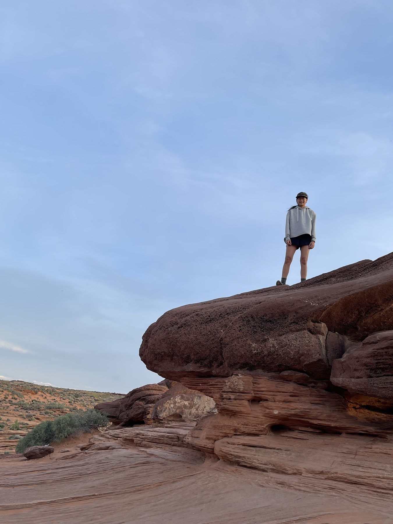 Horseshoe Bend at sunset, Page, Arizona · 7:36 PM