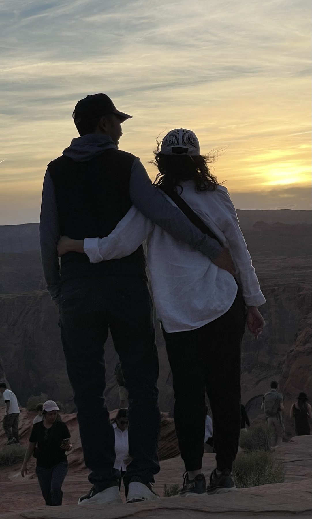 Horseshoe Bend at sunset, Page, Arizona · 7:39 PM