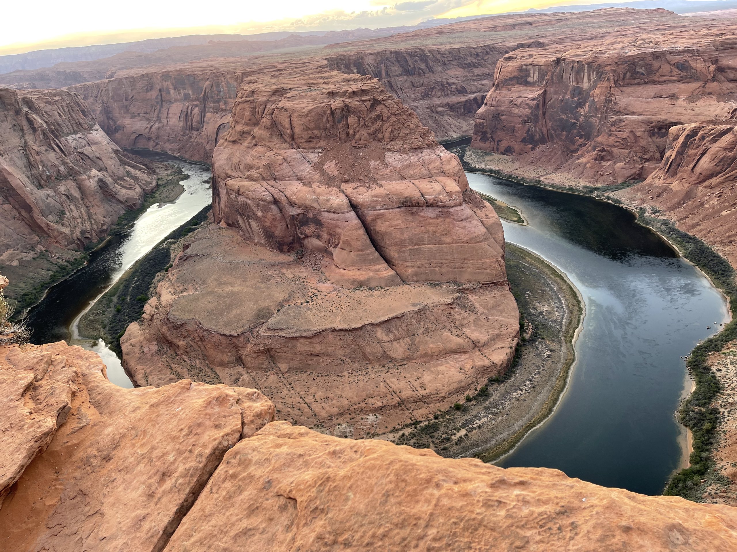 Sunset at the bend