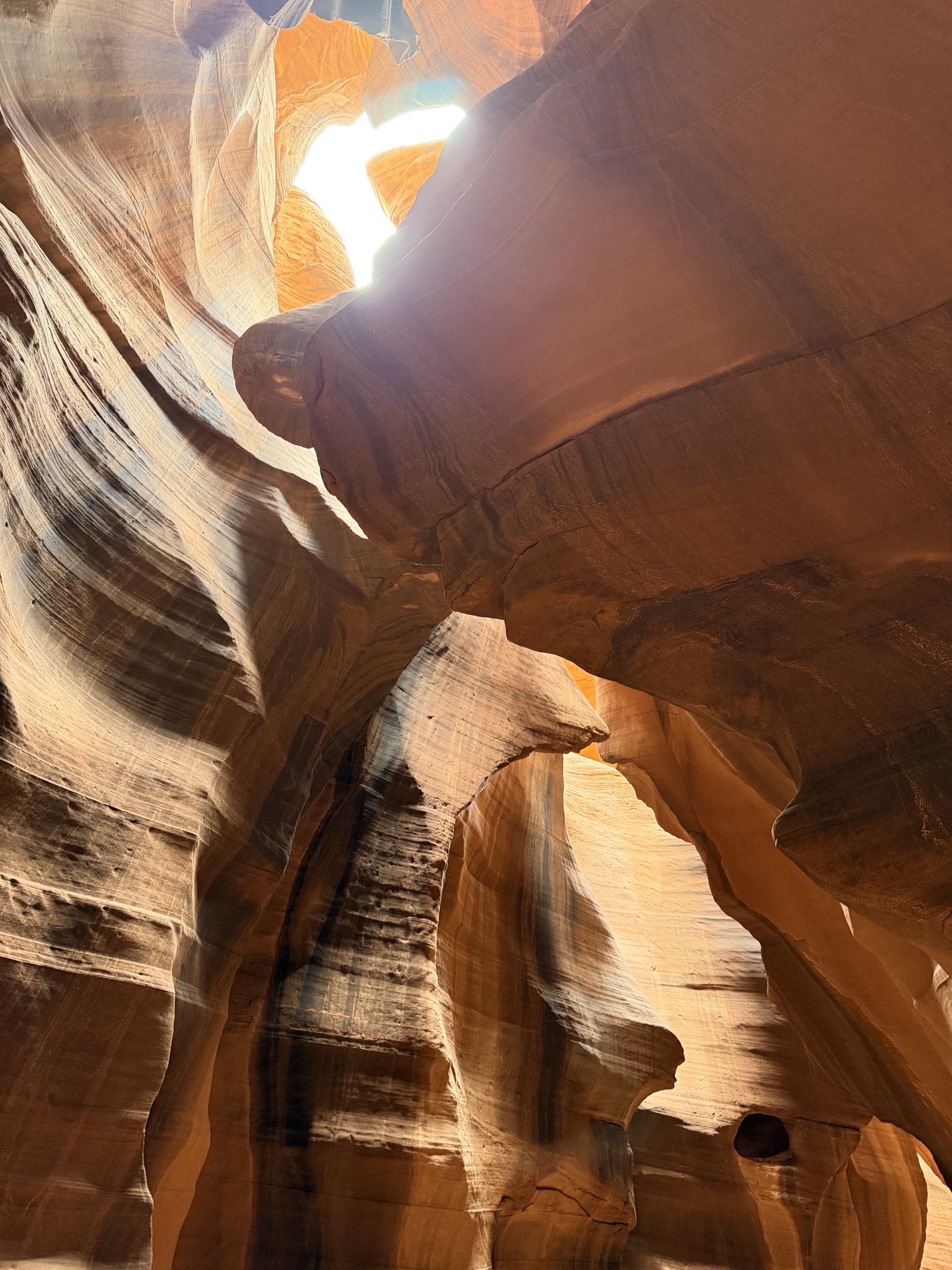 Upper Antelope, and the light